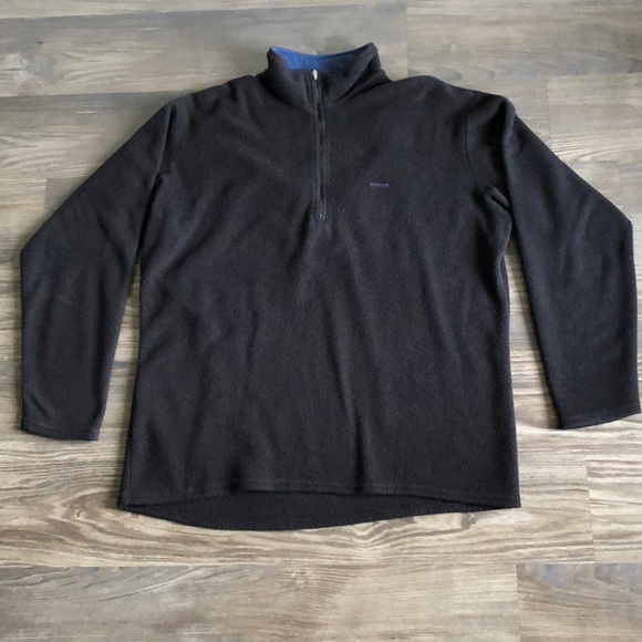 Patagonia Other - Vintage 90s Mens Patagonia Lightweight 1/4 Zip Fleece Capilene Pullover Black XL